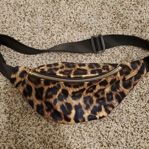 Kensie Leopard Print Bum Bag